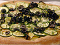 Zucchini Olive Flatbread