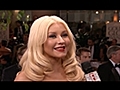 2011 Golden Globes: Christina Aguilera