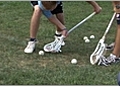 Lacrosse - Picking Up a Ground Ball