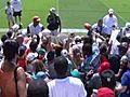 The Miami Dolphins make fans happy at training camp