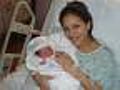 Karla ya conoció a Antonella Karla Martínez recibió en sus brazos a su primera bebé, Antonella 04/10/2007