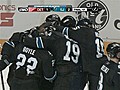 Sharks goal: Benn Ferriero