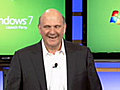 Microsoft’s Ballmer Announces Windows 7 Launch