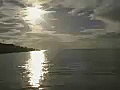 Royalty Free Stock Video SD Footage Coastline and Bright Sun on the Island of Tobago