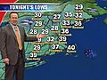 11/03/09: NECN weather forecast,  4pm