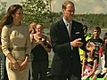 Prince William and Kate Middleton Play Hockey