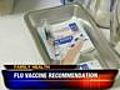 Swine flu vaccine recomendation