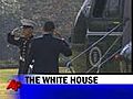 Obama Bumps Head Boarding Chopper