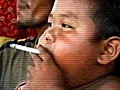 Vanguard - Smoking Baby Now Says Do Not Smoke