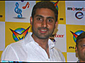 Abhishek Unveils DMD DVD