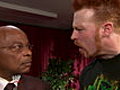 Sheamus confronts SmackDown General Manager Theodore Long