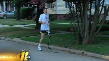 Amputee doesn’t let injury hold him back