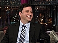 David Letterman - Jimmy Kimmel Talks Leno