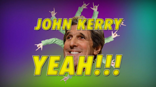 John Kerry at Crazy Party