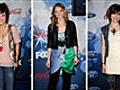 &#039;American Idol&#039; Top 12 Party: Lacey Brown,  Didi Benami and Siobhan Magnus