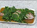 Eat Beat Steamed Fish with Pea Shoots