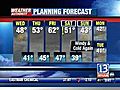 VIDEO: 13WHAM Weather Authority Morning Forecast 11/12/08