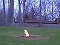 Exploding propane tank