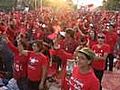 Thai 'Red Shirts' mark protest anniversary