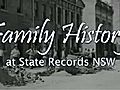 Family History at State Records NSW