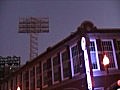 Fenway Park and the Green Monster from Brookline Avenue