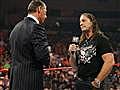 Bret Hart confronts WWE Chairman Mr. McMahon