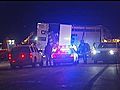 RAW VIDEO: Tractor Trailer Crashes Shuts Down I-70 In Belmont County