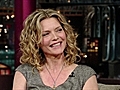 Letterman - Michelle Pfeiffer Cuts Al Pacino