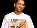 MS Dhoni on &#039;Save Our Tigers&#039; campaign