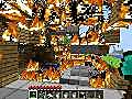 Minecraft arsonist burns down his own house,  freaks out.