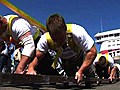 Estonian Strongmen Pull Ferry