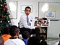 The President Brings Christmas Cheer to Boys and Girls Club