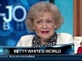 Betty White Talks About Bea Arthur On The Joy Behar Show