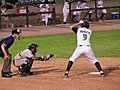 Batter Strikes Out Stock Footage