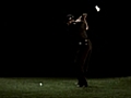 Tiger Woods swing - sideview