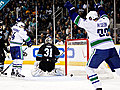 Canucks power past Sharks in Game 4