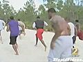 Gorilla Prank Scares Tough Football Players