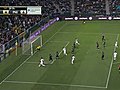 GOAL: Leonardo heads it home to put LA up 1-0