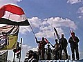 Egyptian Protesters,  Government Dig In