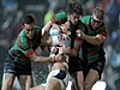 Rabbitohs hold off Broncos in the wet