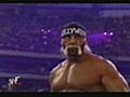 the rock vs hulk hogan wrestlemenia 18