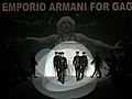 Stile fetish e trasgressivo per Emporio Armani