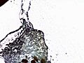 Busted water balloon in slow motion FIXED