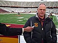 Scott Ellison,  associate AD at Minnesota, talks about the field conditions