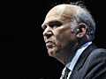 Vince Cable heckled by unions after suggesting strike laws could be tightened