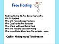 free web hosting yahoo