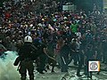 Athens protests turn violent