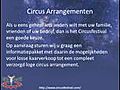 Circus Arrangementen voor het Internationale Circusfestival Enschede