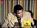Muhammad Ali and Richard Dunn giving a press conference