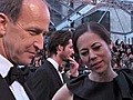 Oscars 2011: Charles Ferguson and Audrey Marrs on the red carpet